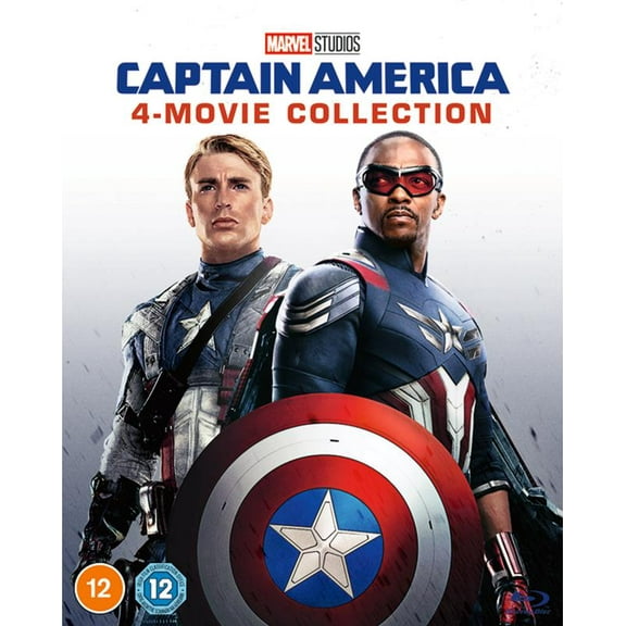 Captain America: 4-movie Collection (Blu-ray) Anthony Mackie Chris Evans Sebastian Stan