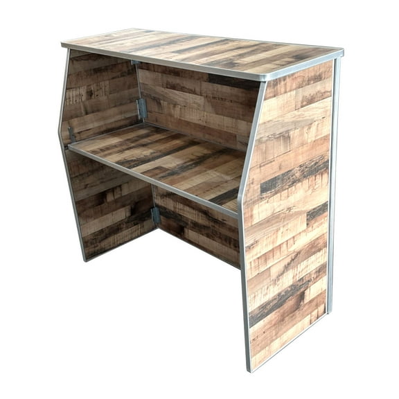 TentandTable Portable Folding Bar, Driftwood, 48"