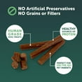 thumbnail image 5 of Healthfuls Deli Sticks Pork and Turkey Human-Grade Gluten-Free Soft and Chewy Dog Treats, 10 Count Bag, 5 of 9
