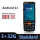 thumbnail image 3 of Terminal de mano PDA Android 11, recopilador de datos con escáner de código de barras 1D, QR 2D, NFC, 2/3/4G, WiFi, Bluetooth, 3G+32G/4G+64G RAM+ROM, 3 of 5