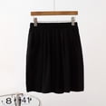 thumbnail image 2 of Asxite Plus Size Shorts for Women Solid Pockets Stretchy Elastic Waist Summer Loose Casual, 2 of 5