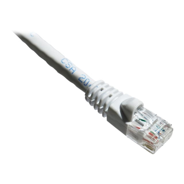 Axiom - Patch cable - RJ-45 (M) to RJ-45 (M) - 100 ft - UTP - CAT 6a - IEEE 802.3an - molded, snagless, stranded - white