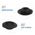 thumbnail image 3 of TABLETREANDS 12Ud Tapones De Goma Negros Para Orificios De Protección Impermeable Y Antipolvo Duraderos, 3 of 7