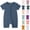 Light Blue, variant on Baby Clothes, Child's Summer Jumpsuit Boys and Girls Baby Botton Short Sleeve Round Neck Cute Solid Shorts Rompers, Blue 70