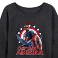 thumbnail image 3 of Marvel Captain America: Brave New World - Sam Wilson Cap America - Women's French Terry Pullover Sweatshirt, 3 of 5