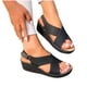 thumbnail image 4 of Amzcrzy Zapatos de mujer,Zapatos de mujer,Zapatillas de mujer, Sandalias de verano para mujer con tacón de cuña retro con agujeros informales Sandalias Mujer Zapatillas De Casa, 4 of 4