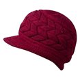 thumbnail image 3 of OJSFQUFP Womens Winter Hat Warm Knitted Slouchy Wool Hats Cap with Visor, 3 of 5