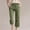 Army Green, variant on OGLCCG Girls Summer Capri Pants Drawstring Elastic Waist Cotton Linen Yoga Cropped Pants Trousers Loose Comfy Boho Beach Pants 3-14 Years