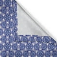 thumbnail image 4 of Ambesonne Blue Window Valance, Indigo Floral Geometric, 54" X 18", Dark Blue Sky Blue, 4 of 5