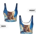 thumbnail image 5 of Lsque Starry Sky Cloud Dog Printed Women'S Sports Bra, Compression, Moisture Wicking, High-Impact Sports Bra For Women,Supportive sports bra-Large, 5 of 9
