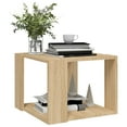 thumbnail image 2 of vidaXL Coffee Table Sonoma Oak 40x40x30 cm Engineered Wood, 2 of 4