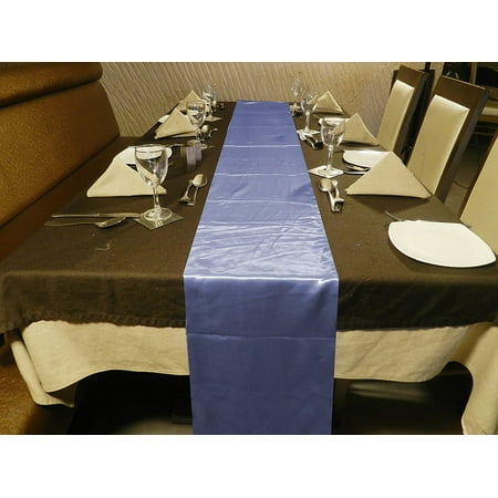 

ZCYH Pack of 40 Wedding 12 x 108 inch Satin Table Runner Wedding Banquet Decoration (40 Mint)
