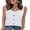 White, variant on Ronuti Tank Tops for Women Summer Tops Trendy Dressy Casual Spring Vacation Outfits Crewneck Button Down Sleeveless Shirts White Shirts