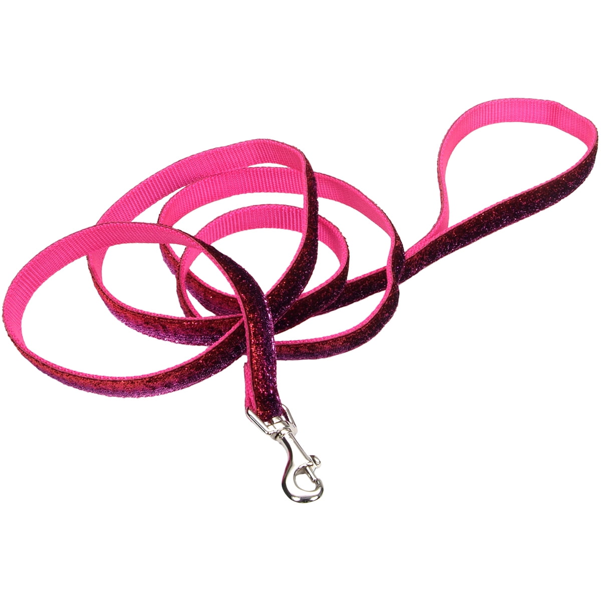 Pet Attire 5/8" Sparkles Dog Leash 6'Pink