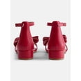 thumbnail image 4 of Wonder Nation Little and Big Girls Fashion Bow Heel Dress Shoes, 4 of 5