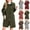 A60 Army Green, variant on Xdegoge Womens Wool Blend Pea Coat Winter Long Sleeve Single Breasted Overcoat Elegant Knee Length Jackets Outerwear with Pockets