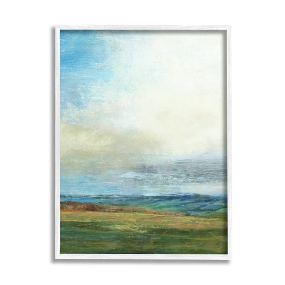 Stupell Industries Blue Sky Meadow Landscape Alluring Green Hills, 16 x 20, Designed by Suzanne Nicoll