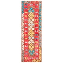 SAFAVIEH Aspen Edna Tribal Runner Rug, Brown/Red, 2'3" x 7'