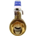 thumbnail image 3 of REVALVED PEX Full Port 3/4 in. Brass Ball Valve  Lead-Free Brass Water Valve, Shut Off PEX Connector  Max Pressure, 150 PSI WSP / 600 PSI WOG  Barb, Crimp Rings, Clamp Rings,3/4 inch, 10 Pack, 3 of 6