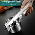 thumbnail image 3 of Shoreew Stainless Steel Vegetable Water Squeezer Fruit Squeezing Tool Large Capacity Potato Ricer Press Multipurpose Juicer for Zucchini Cucumbers Kitchen Gadget, 3 of 7