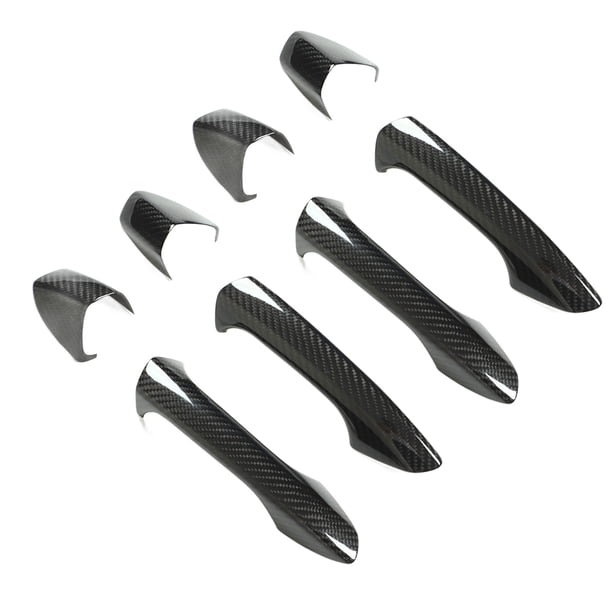 Hoolcar Cubierta Para Manija De Puerta Trasera, Compatible Con Toyota 4Runner 2010-2022, Fibra De Carbono, Accesorios Exteriores