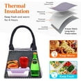 thumbnail image 2 of Lifewit Lunch Bag for Women Men Medium, Insulated Lunch Box, Reusable Lunch Tote Bag Stripe, 2 of 8