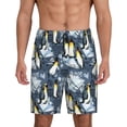 thumbnail image 1 of Fotbe Penguin Arctic Adventure Pantalones Cortos de Pijama para Hombre, Ropa de Dormir, Pantalones de Pijama Cortos para Hombre-XX-Large, 1 of 6