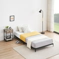 thumbnail image 5 of Metal Low Bed Frame, Full Size Platform Bed Frames with 5" Height Mattress Foundation, No Box Spring Needed, Easy Assembly, Black, 5 of 7