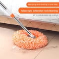 thumbnail image 3 of SUSUchens Cleaning Mop Easy Wringing Telescopic Rod Wet And Dry Dual Use Strong Bearing Capacity Good Water Absorption Floor Cleaning Long Handle Household Round Cleaning Mop Home Supplies Style B, 3 of 13