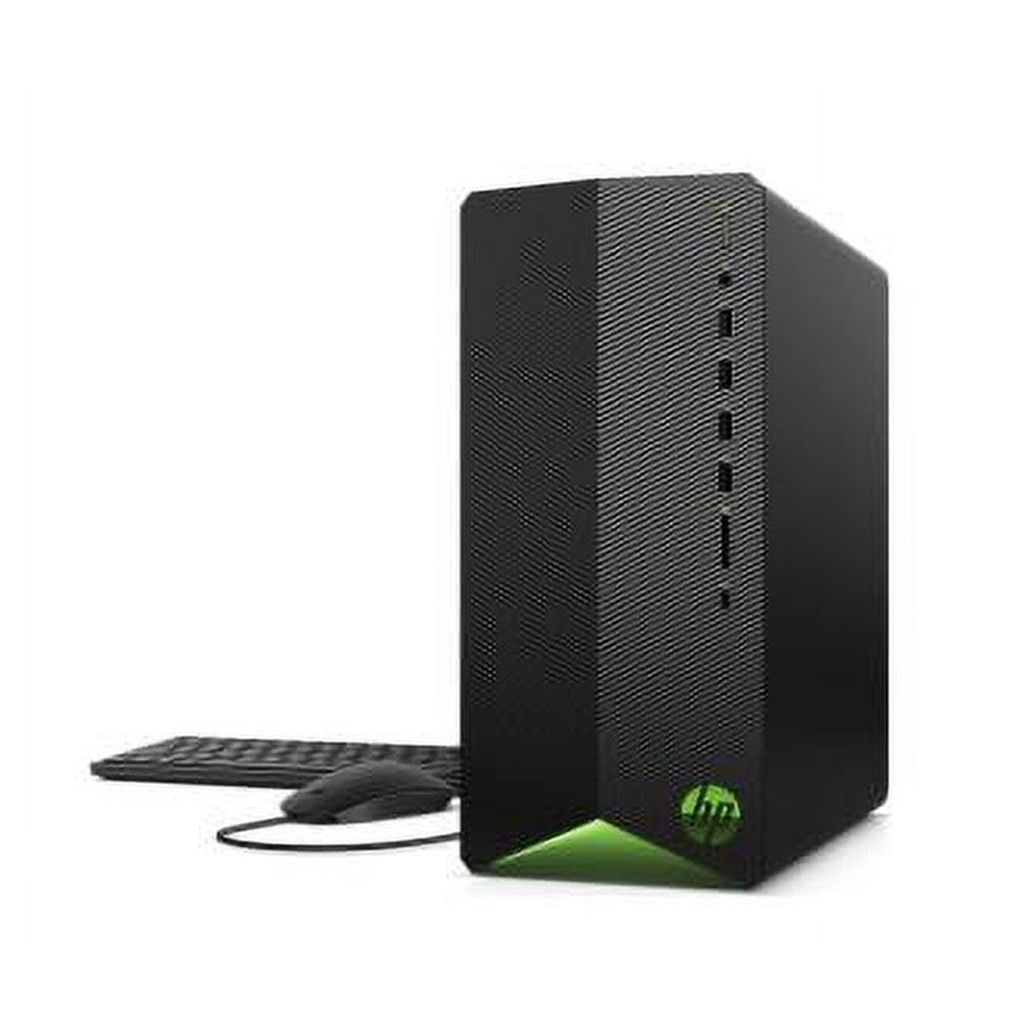HP Pavilion TG012030EXCESS - AMD Ryzen 5 5600G (6 Core) 3.9GHz - 8GB RAM DDR4 SDRAM - 512GB SSD - Radeon RX 5500 Graphics - Windows 11 home -Shadow Black - Gaming Desktop Computer