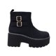 thumbnail image 1 of Botines HeillaFootwear para mujer AS-17, piel ecológica, color negro, 1 of 1
