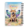 thumbnail image 2 of Welcome Spring Fairy Chinese Shar-Pei in Flower Meadow Spiral Bound Journal Dog Lover 5x7in Spiral Notebook - 13002, 2 of 5
