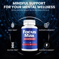 thumbnail image 3 of Focus Max Capsules – FocusMax Natural Blend Memory Focus Support Supplement, 2 Pack, 120 Capsules, 3 of 7