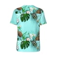 thumbnail image 4 of Easygdp Tropical Pineapple Men's Muscle T-Shirt Men's Baseball Short Sleeves, for Gym Workout Athletic with Button - 3X-Large, 4 of 9