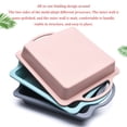 thumbnail image 4 of Molde de silicona para pasteles Inteprter bandeja para hornear con mango Herramientas de bricolaje acero inoxidable Rosa, 4 of 6