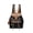 Black Brown, variant on Women Backpack PU Leather Daypacks Waterproof Handbag Elegant Shoulder Bag Multifunction Tote Bag Teenager School Bag Drawstring Rucksack Outdoor Travel University Campus Bookbag Black Brown