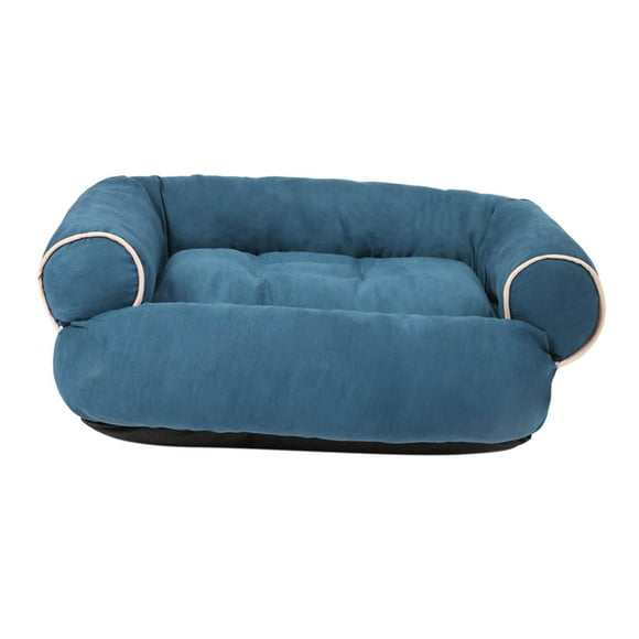 Perro Sofá Cama Cama para Mascotas Invierno Cálido Cama Azul M