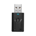 thumbnail image 1 of Dual-Function Bluetooth 5.0 Wireless Audio Adapter: 2-in-1 Transmitter & with 3.5mm Input, 10-15m Range, ABS Material, 5V DC Power for Car and Home Audio Systems, Ultra-Compact 45x21x11mm, 1 of 7