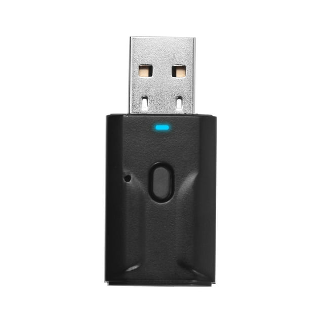 Dual-Function Bluetooth 5.0 Wireless Audio Adapter: 2-in-1 Transmitter & with 3.5mm Input, 10-15m Range, ABS Material, 5V DC Power for Car and Home Audio Systems, Ultra-Compact 45x21x11mm