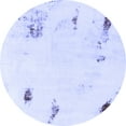 thumbnail image 1 of Ahgly Company Indoor Round Abstract Blue Modern Area Rugs, 8' Round, 1 of 4