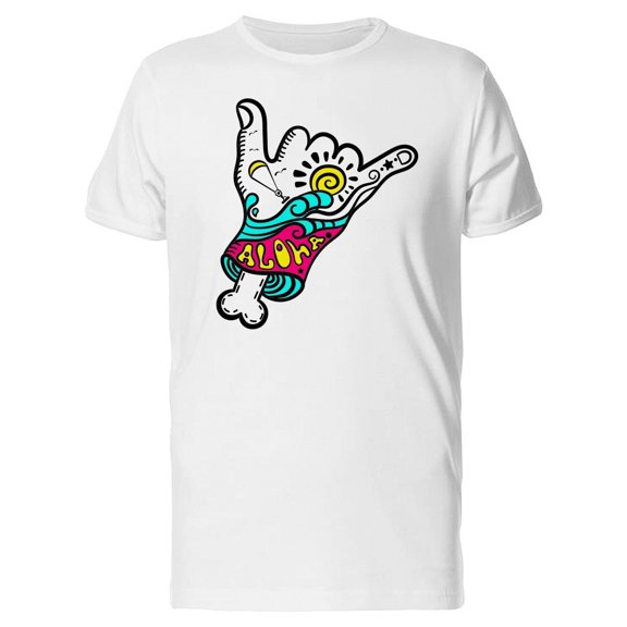 Shaka Hand Cool Surf Symbol Tee Men's -Image by Shutterstock