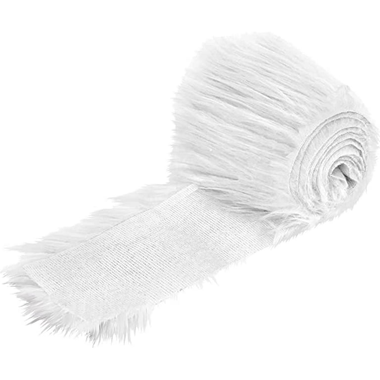 Barcelonetta | Faux Fur Squares | Shaggy Fur Fabric Cuts Patches | Craft Costume Camera Floor & Decoration (White 10 x 10) 10 x 10 White