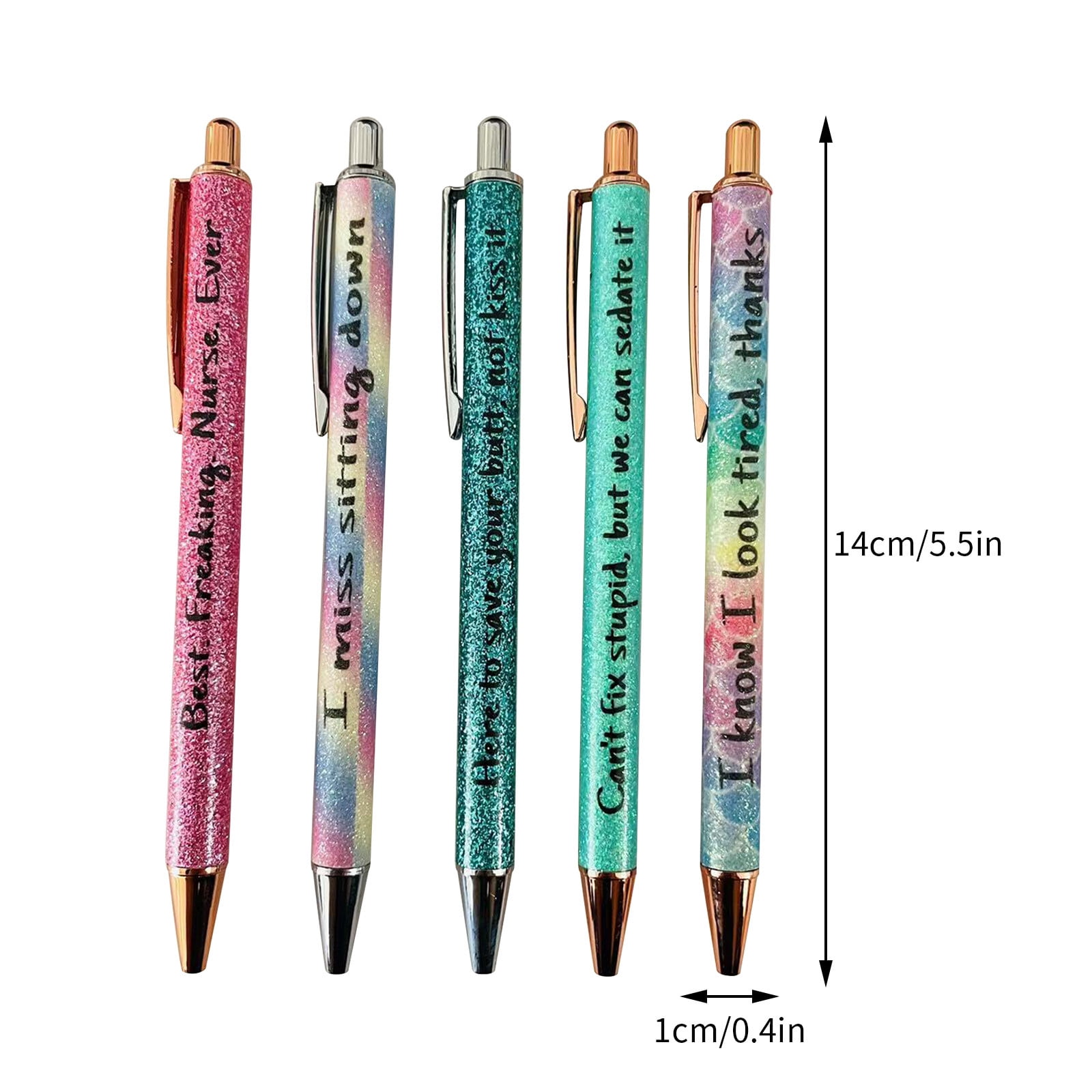 11PCS Funny Ballpoint Pens Set Novelty Pens Daily Pen Set, Funny DIY Office  Gift