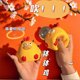 thumbnail image 1 of Kapi Bala doll, squeezeable keychain, bubble-blowing stress-relieving toy, quirky backpack charm, Bobo Chicken bubble-blowing 8cm (bagged), 1 of 5