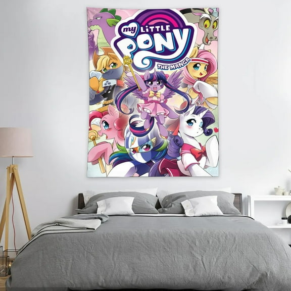 My Little Pony Tapestry Bedroom Indie Small Tapestry Wall Hanging decor for Living Room Dorm 30"×40"inch