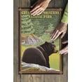 thumbnail image 3 of Great Smoky Mountain National Park, Tennessee, Black Bear in Forest (19x27 inches, Premium 500 Piece Jigsaw Puzzle for Adults and Family, Made in USA), 3 of 4
