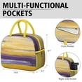 thumbnail image 6 of Lunch Bag Lunch Box for Women Men,abstract Geometry Colorful (19) Cooler Bag Small Leakproof Beach Picnic Cooler Tote Bag with for Supermarket Shopping, 6 of 7