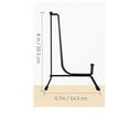 thumbnail image 2 of CHUANK Kitchen Drain Rack 2 Pack Improved Anti Slip Plate Stands for Display 8 Inch Plate Holder Display Stand Picture Frame Holder Stand Black Easel Stands for Photo Decorative Plate Tab, 2 of 7