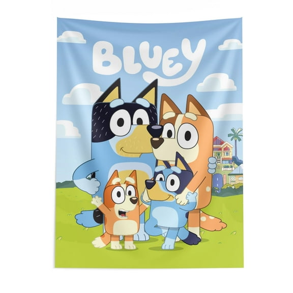 Bluey Hooray Heelers Wall Hanging, 40 x 57 inches