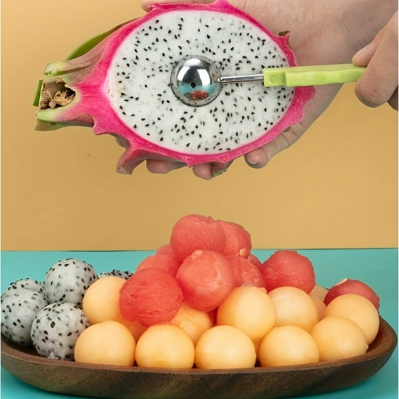 1pc, Ultimate Fruit Carving Master Set - 4-in-1 Multi-Functional Tool with Watermelon Ball Digger, Carving Knife, and Fruit Cutter for Efficient Kitchen Prep and Creative Fruit Arrangements - Perfect
